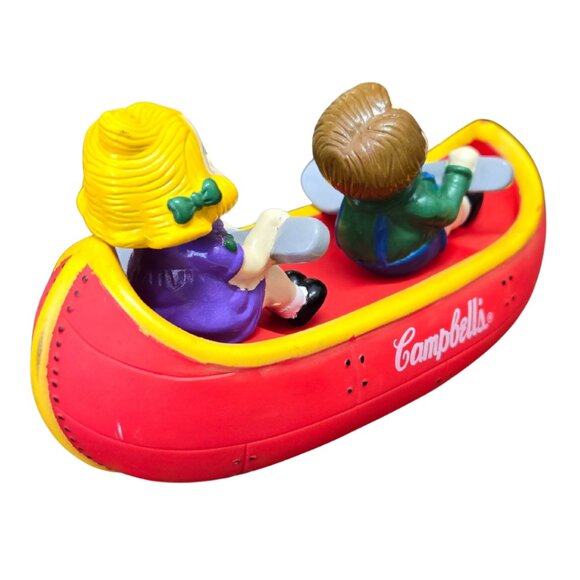 Campbell's Soup Kids Sitting In A Boat Vinyl Figures Bathtub Toy Promo 2004 - Picture 5 of 9